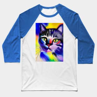 Cat portrait Baseball T-Shirt